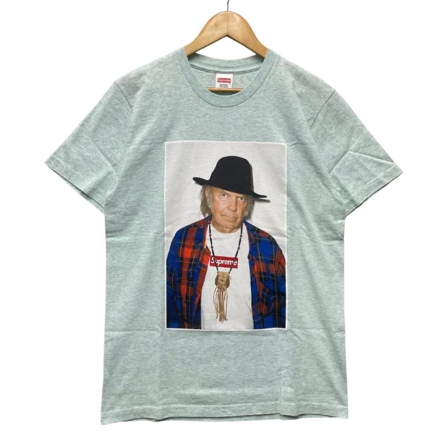 SUPREME シュプリーム Neil Young Tee  ニールヤング フォト プリント Tシャツ 半袖Ｔシャツ ヘザーターコイズ サイズ M 正規品 / 51977 Supreme（シュプリーム） Neil Young Tee ニールヤング フォト