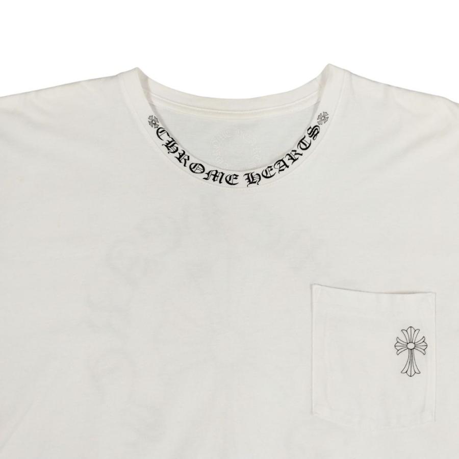 CHROME HEARTS クロムハーツ ネックロゴ クロス プリント ポケット