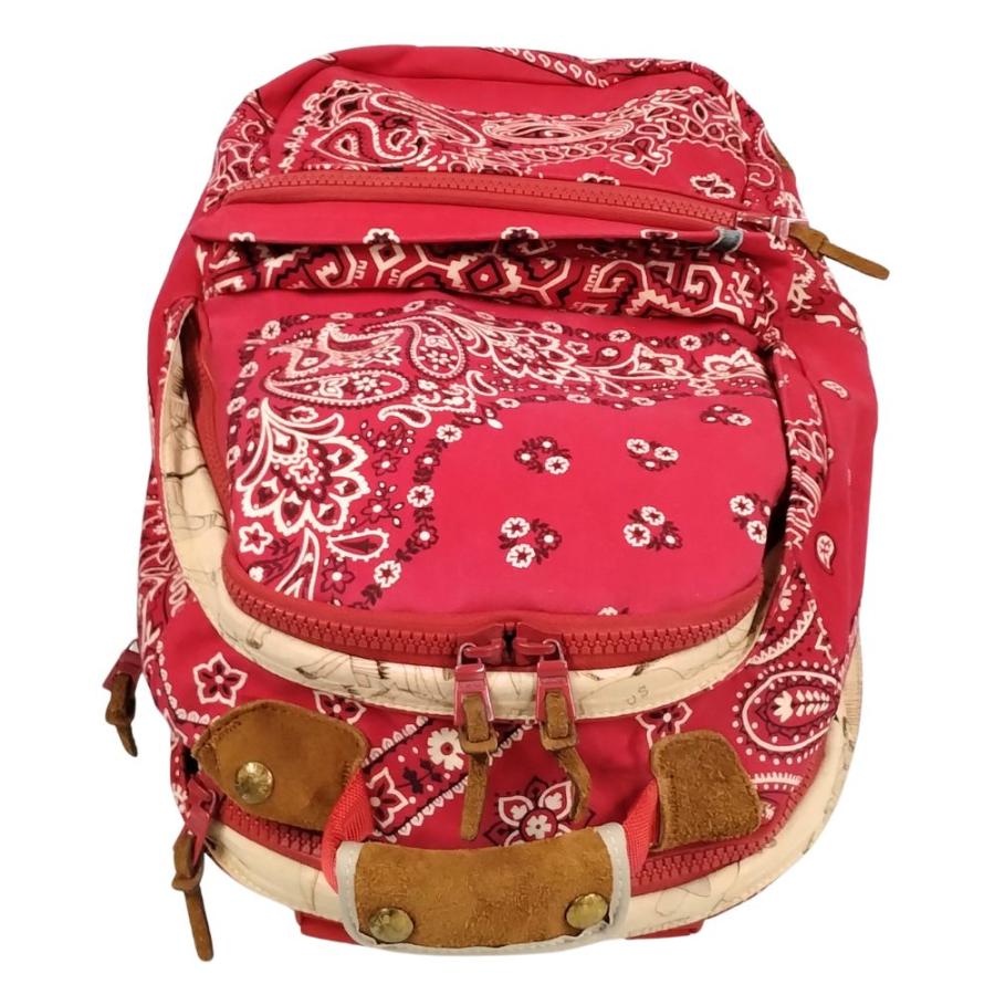 VISVIM ビズビム ICT BANDANA 22L バンダナ柄 バックパック レッド 22L 正規品 / 52650_4