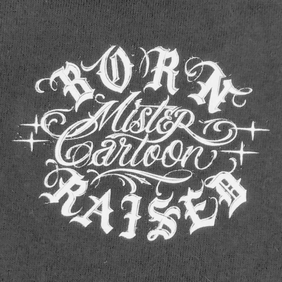 BORN X RAISED ボーンレイズド MR CARTOON プリント 半袖Tシャツ