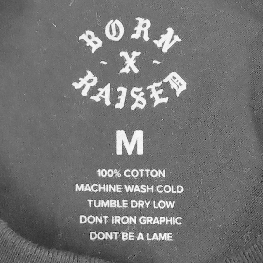 BORN X RAISED ボーンレイズド MR CARTOON プリント 半袖Tシャツ 