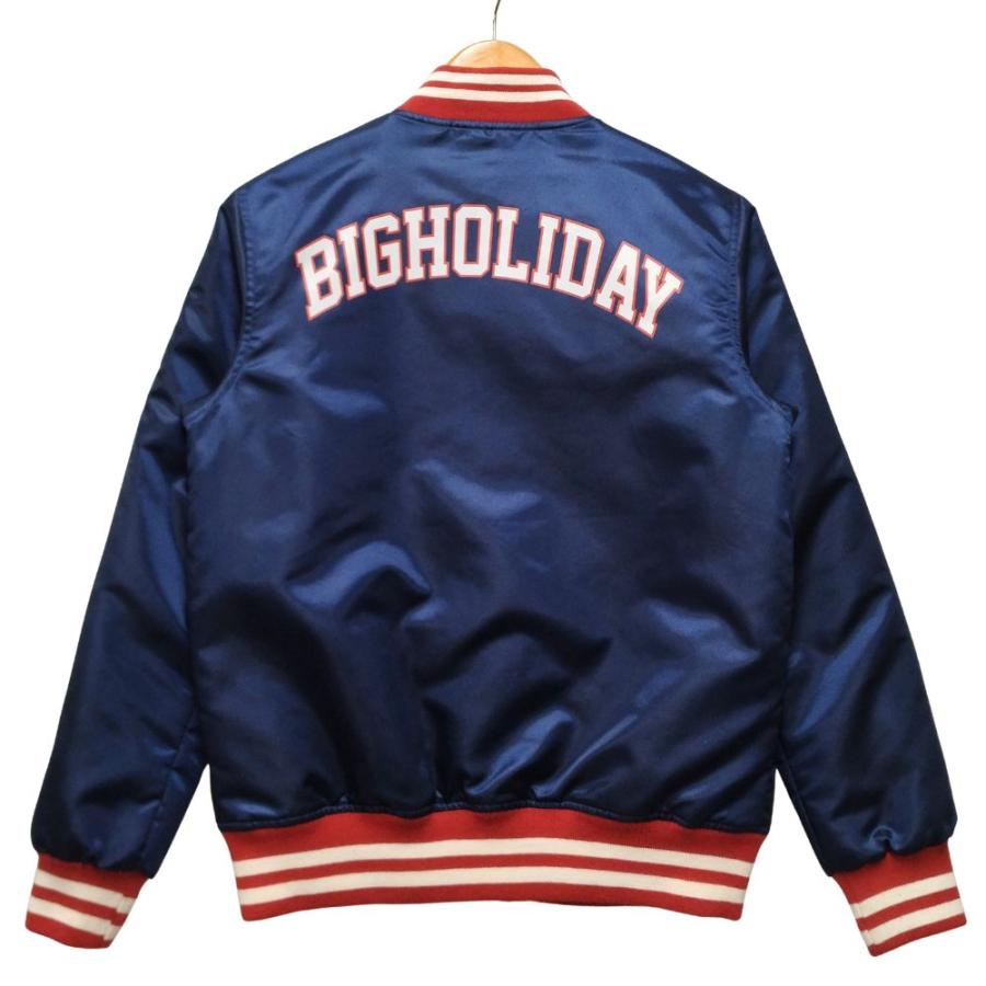 TMT ティーエムティー × CHAMPION チャンピオン ロゴプリント ナイロン スタジャン ネイビー サイズM 正規品 / 53054 TMT ティーエムティー × CHAMPION チャンピオン ロゴプリント ナイロン