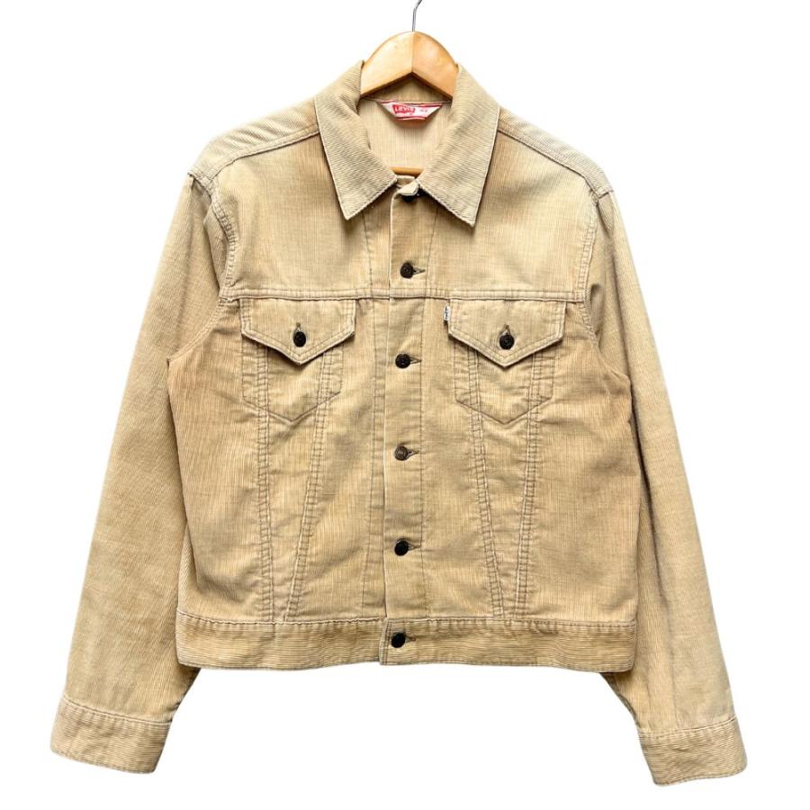 LEVIS リーバイス ヴィンテージ 70505 コーデュロイ トラッカー ジャケット USA製 ブルゾン ベージュ サイズ 42 正規品 / 54621 Levi's（リーバイス） LEVIS ヴィンテージ 70505 コーデュロイ