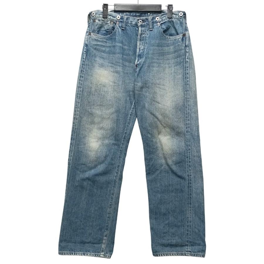 A.PRESSE アプレッセ AP-4008 No.2 Washed Denim Pants 加工 デニムパンツ インディゴ サイズ 34/30 正規品 / 55282 A.PRESSE アプレッセ AP-4008 No.2 Washed Denim Pants 加工 デニム