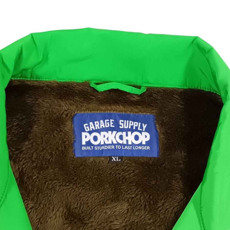 PORKCHOP GARAGE SUPPLY ポークチョップ ワッペン プリント 裏地ボア