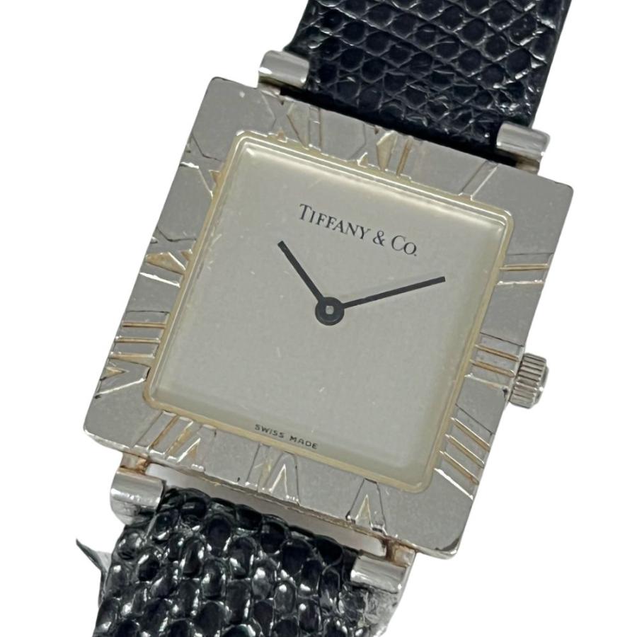 【希少】TIFFANY&Co ティファニー 腕時計 アトラス L3640 TIFFANY&Co.（ティファニー） L3640 シルバー925 アトラス スクエア