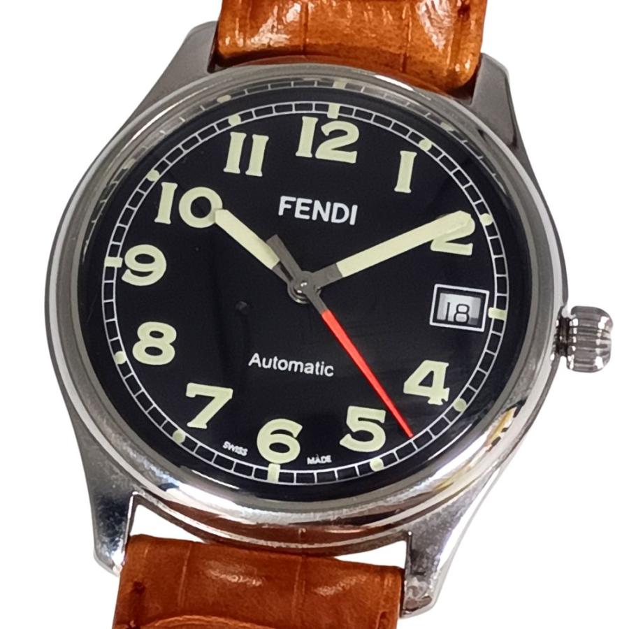 FENDI フェンディ 200G デイト 裏スケルトン 自動巻き メンズ 腕時計 正規品 / C1261 FENDI（フェンディ） 200G デイト 裏スケルトン 自動巻き メンズ