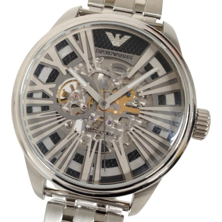 ARMANI アルマーニ AR4629 自動巻き 腕時計 シルバー 正規品 / C377 : リユースショップCLOSER - 通販 ...