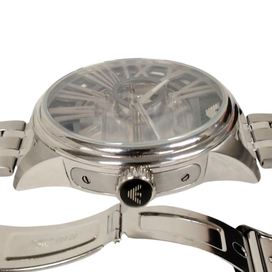 ARMANI アルマーニ AR4629 自動巻き 腕時計 シルバー 正規品 / C377 : リユースショップCLOSER - 通販 ...