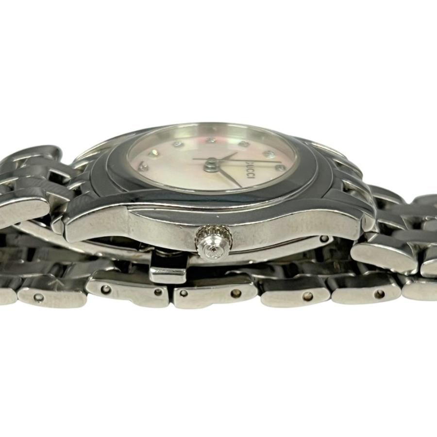 GUCCI（グッチ） 5500L 11Pダイヤ シェル文字盤 クォーツ 腕時計