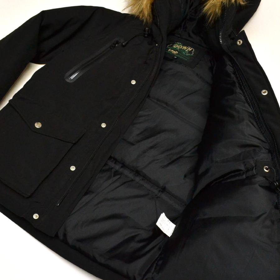 Schott N.Y.C ショット フード ダウン ジャケット HOODED DOWN