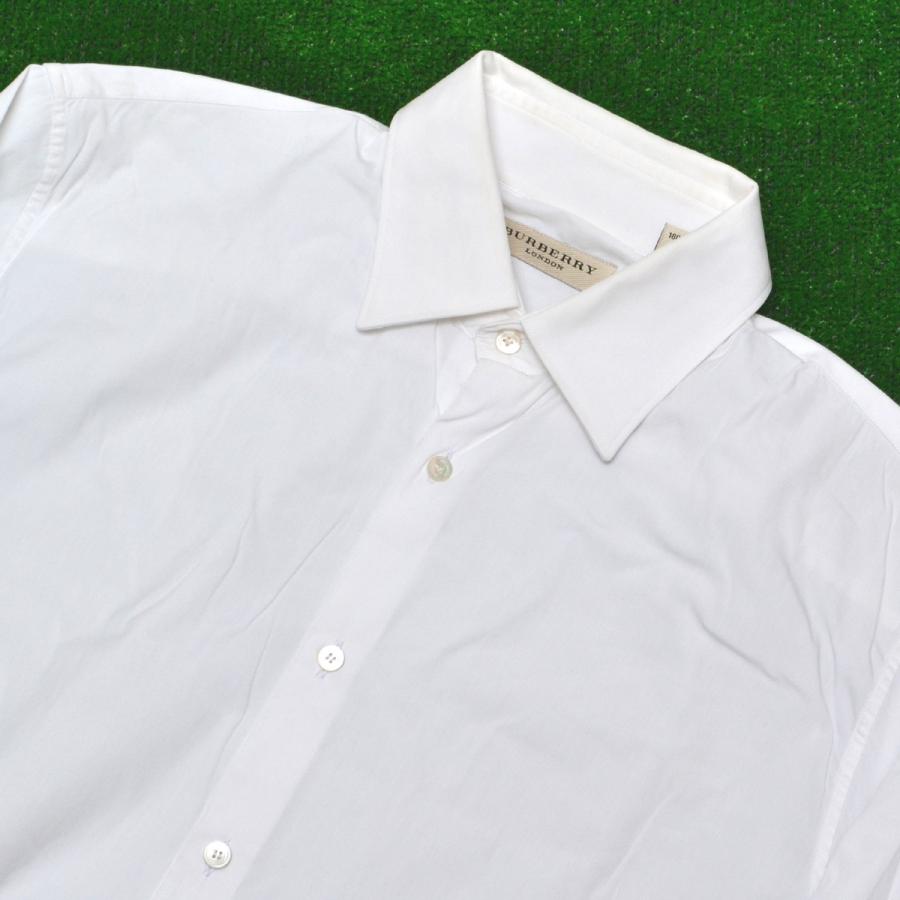 タグ付　BURBERRY ホワイト シャツ 38 BURBERRY（バーバリー） ○BURBERRY バーバリーホワイトプレーンシャツ
