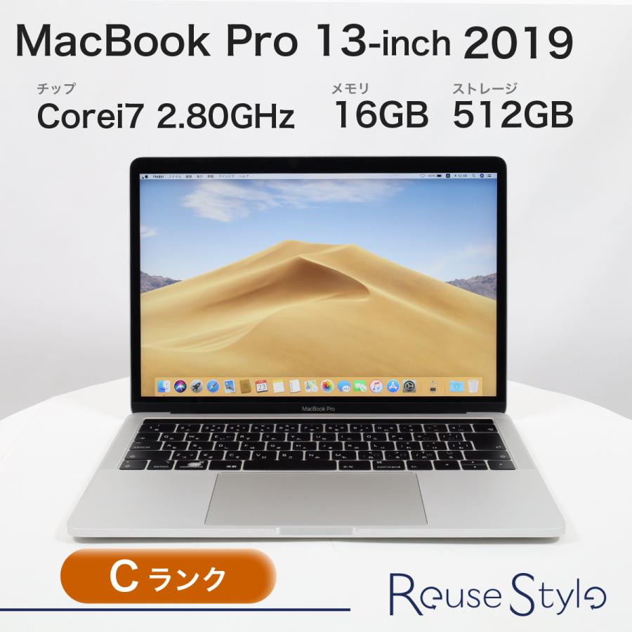 MacBook Pro 2019 13インチメモリ16GB 512GB