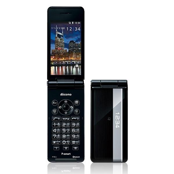 Panasonic (中古並品) docomo P-smart ケータイ 4GB ブラック P-01J【安心保証90日/赤ロム永久保証】P ...