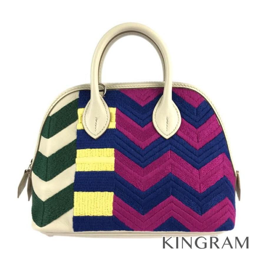 エルメス 未使用品 ボリード1923 ミニ Brode Zigzag 刺繍 18年製 ヴォースイフト ハンドバッグ Ec App Nandanshringar Com