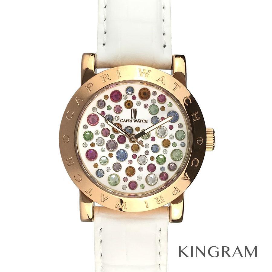 カプリウォッチ レディース 腕時計 5249 マルチジョイ スワロフスキー クォーツ 未使用 Ec アウトレット Ec キングラムモール 通販 Yahoo ショッピング