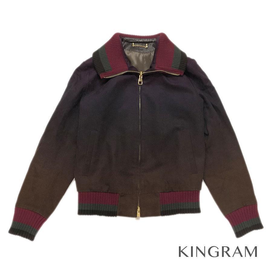 ルイ ヴィトン ジップアップブルゾン グラデーション パープル ブラウン コットン メンズ アウター Fah 中古 Fah キングラムモール 通販 Yahoo ショッピング