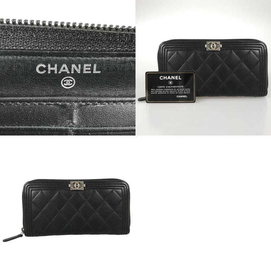 CHANEL（シャネル） ボーイシャネル 長財布 ラウンドファスナー fhb 