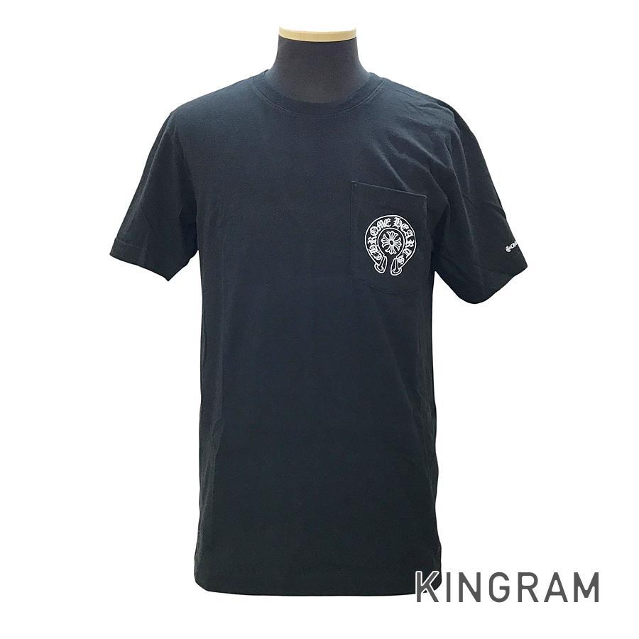 クロムハーツ バックプリント ホースシュー メンズ Tシャツ fke【中古