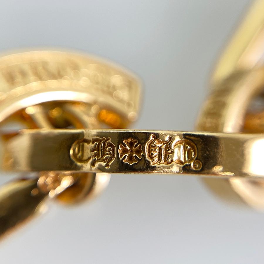 クロムハーツ　ペーパーEチェーン　ブレスレット　10リンク　新品未使用品 クロムハーツ ペーパーEチェーン 10リンク ブレスレット fke