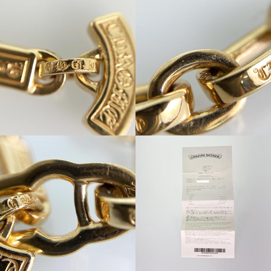 クロムハーツ ペーパーEチェーン 10リンク ブレスレット fke