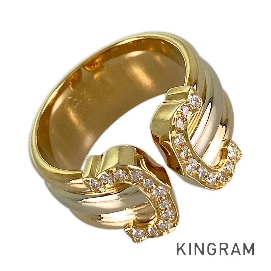 m*.様 【廃盤レア品】カルティエ・C2リング・WG・#52（12号）・Cart 楽天市場】CARTIER カルティエ C2 リング 指輪 #52 12号 K18YG