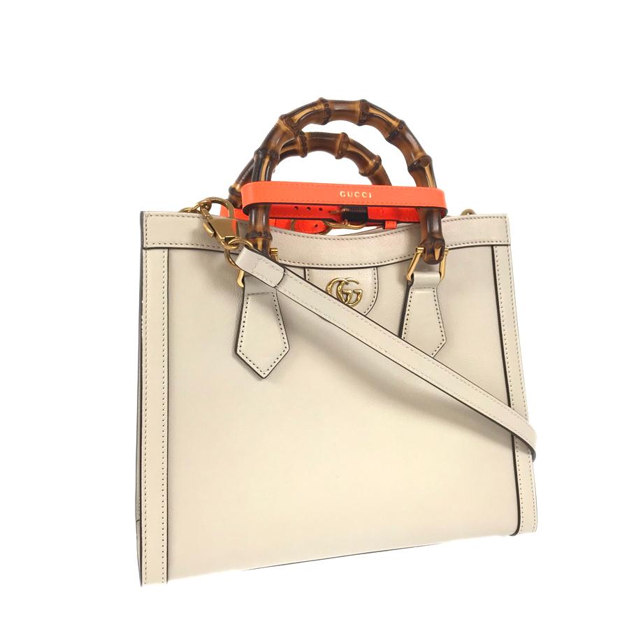 グッチ ダイアナ スモール トートバッグ バンブー 2WAY ショルダー