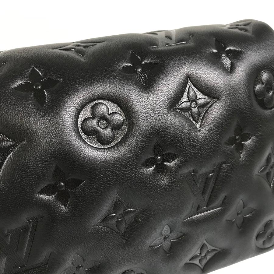ルイ・ヴィトン Louis Vuitton ショルダーバッグ ポシェット クッサン M80742 ブラック モノグラム エンボス ゴールド金具 【中古】 楽天市場】ルイ・ヴィトン Louis Vuitton ショルダーバッグ ポシェット