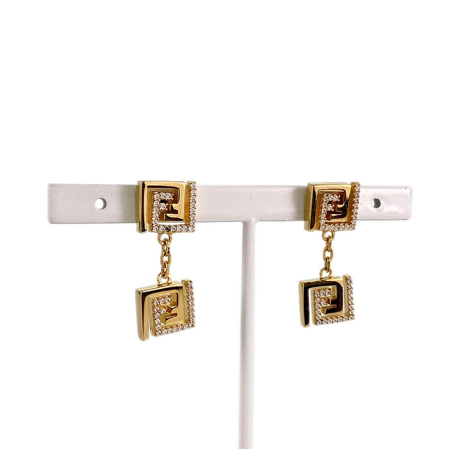 FENDI（フェンディ） ピアス GP ラインストーン ftj【中古