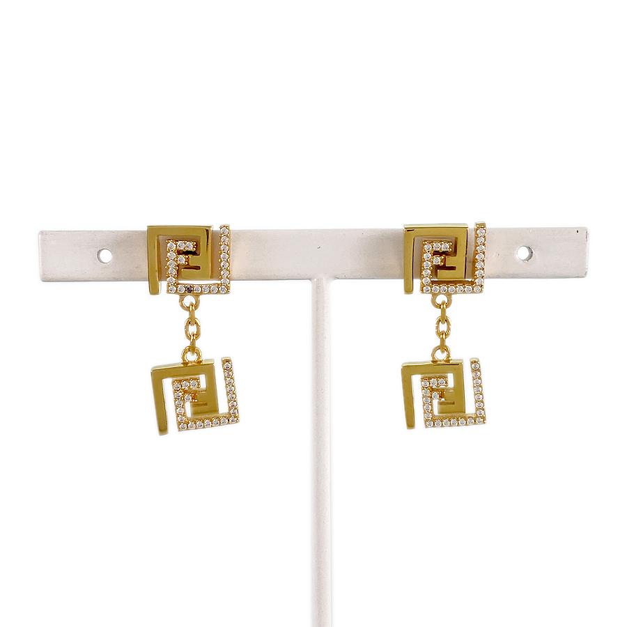 FENDI（フェンディ） ピアス GP ラインストーン ftj【中古