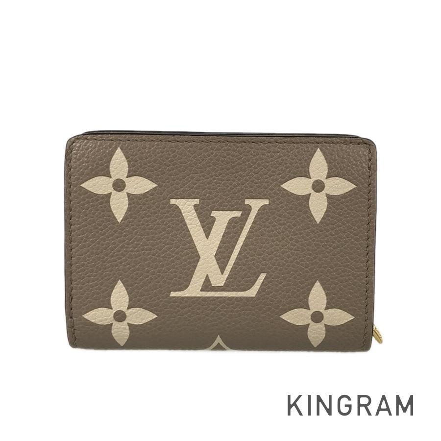 ◆超美品◆ LOUIS VUITTON ポルトフォイユ・クレア 二つ折り財布 ルイヴィトン 二つ折り財布 レディース モノグラム アンプラント