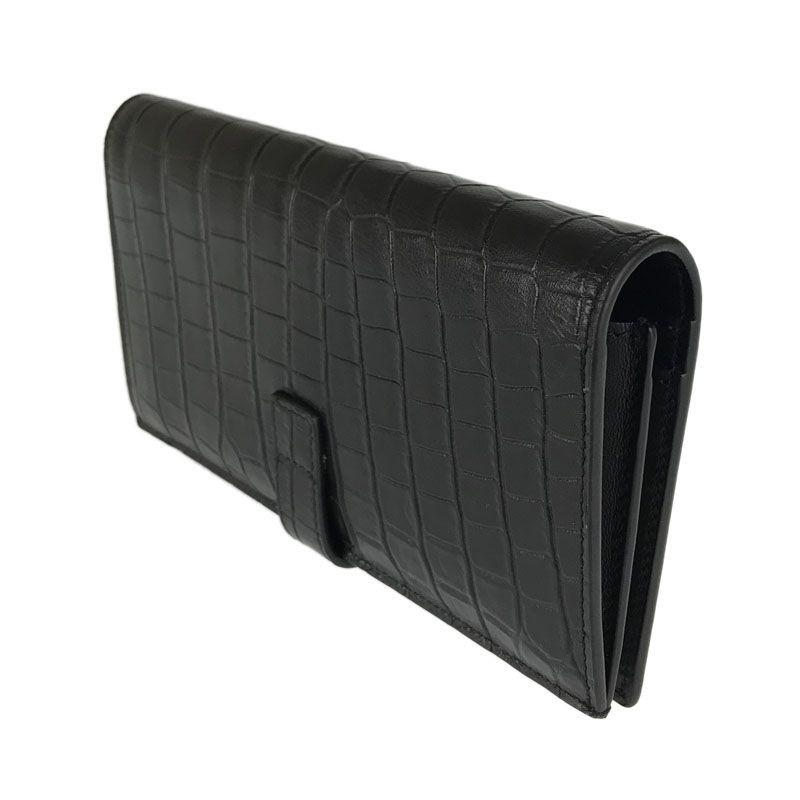 サンローラン Saint Laurent Paris サック ドゥ ジュール ウォレット 二つ折り長財布 ブラック レザー メンズ財布 Im 中古 Im キングラムモール 通販 Yahoo ショッピング