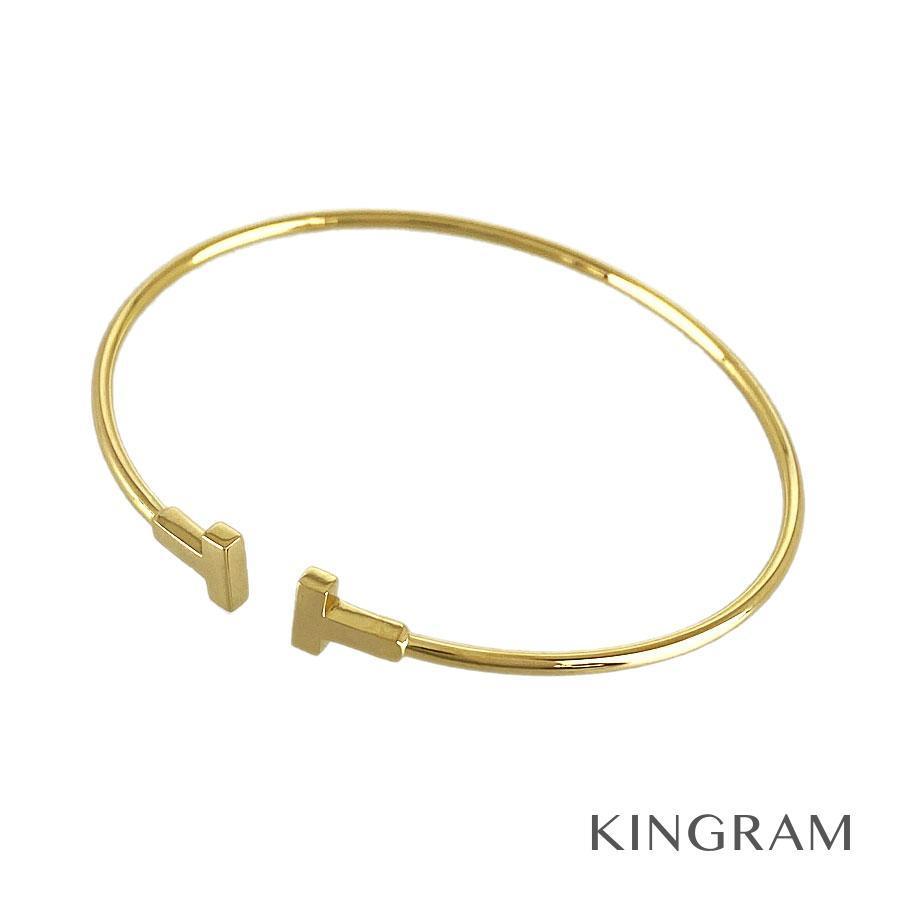 ティファニー Tワイヤー ブレスレット K18yg 750 スモール クリーニング済 Iz 中古 Iz キングラムモール 通販 Yahoo ショッピング