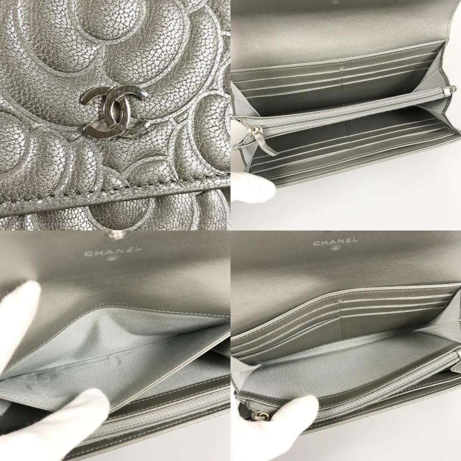 CHANEL（シャネル） カメリア 長財布 kkd【中古】 : キングラムモール