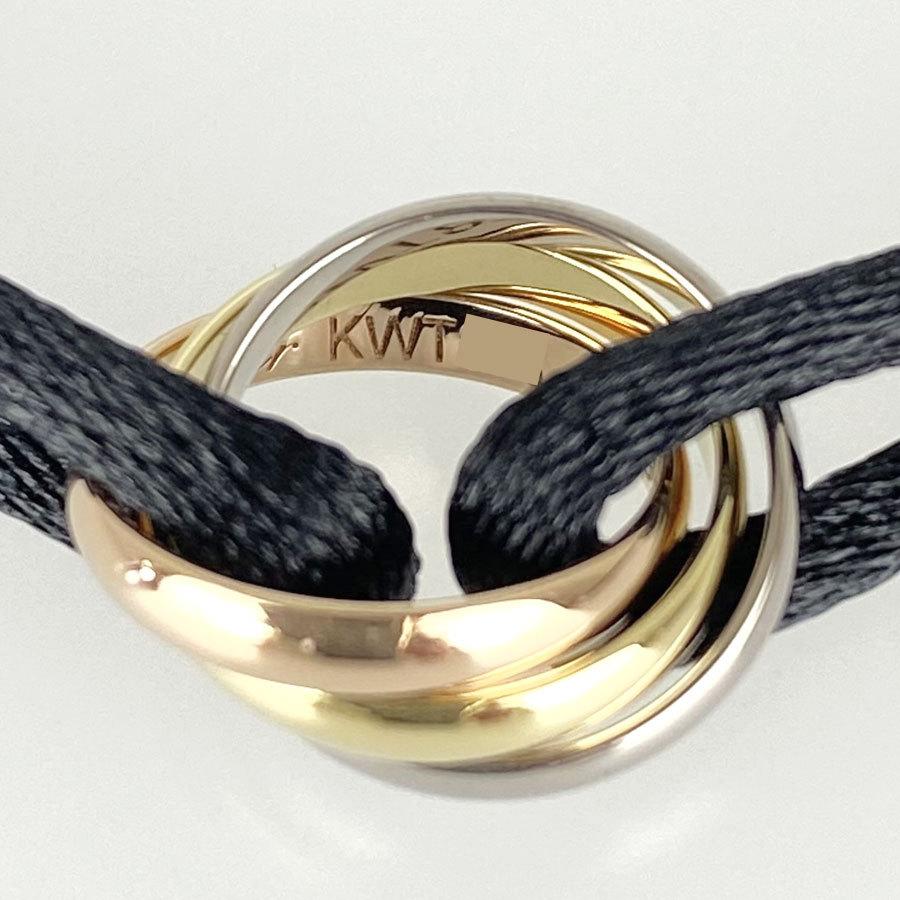 カルティエ トリニティ ブレスレット K18wg K18yg K18pg Mi 中古 Mi キングラムモール 通販 Yahoo ショッピング