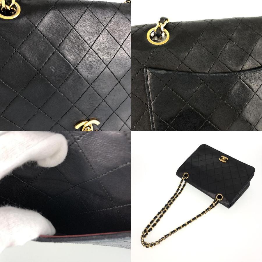 人気が高い ゴールド金具 マトラッセ シャネル チェーンショルダー Mo 中古 ショルダーバッグ ラムスキン ブラック ショルダーバッグ Mail Colegioaguia Com Br