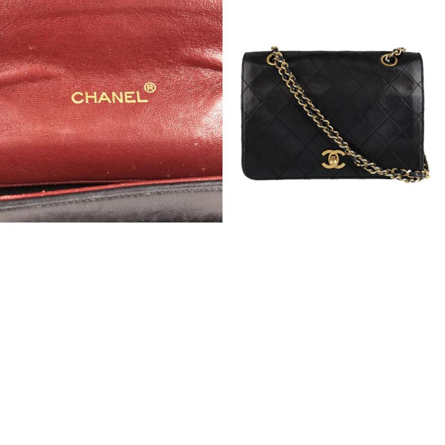 人気が高い ゴールド金具 マトラッセ シャネル チェーンショルダー Mo 中古 ショルダーバッグ ラムスキン ブラック ショルダーバッグ Mail Colegioaguia Com Br