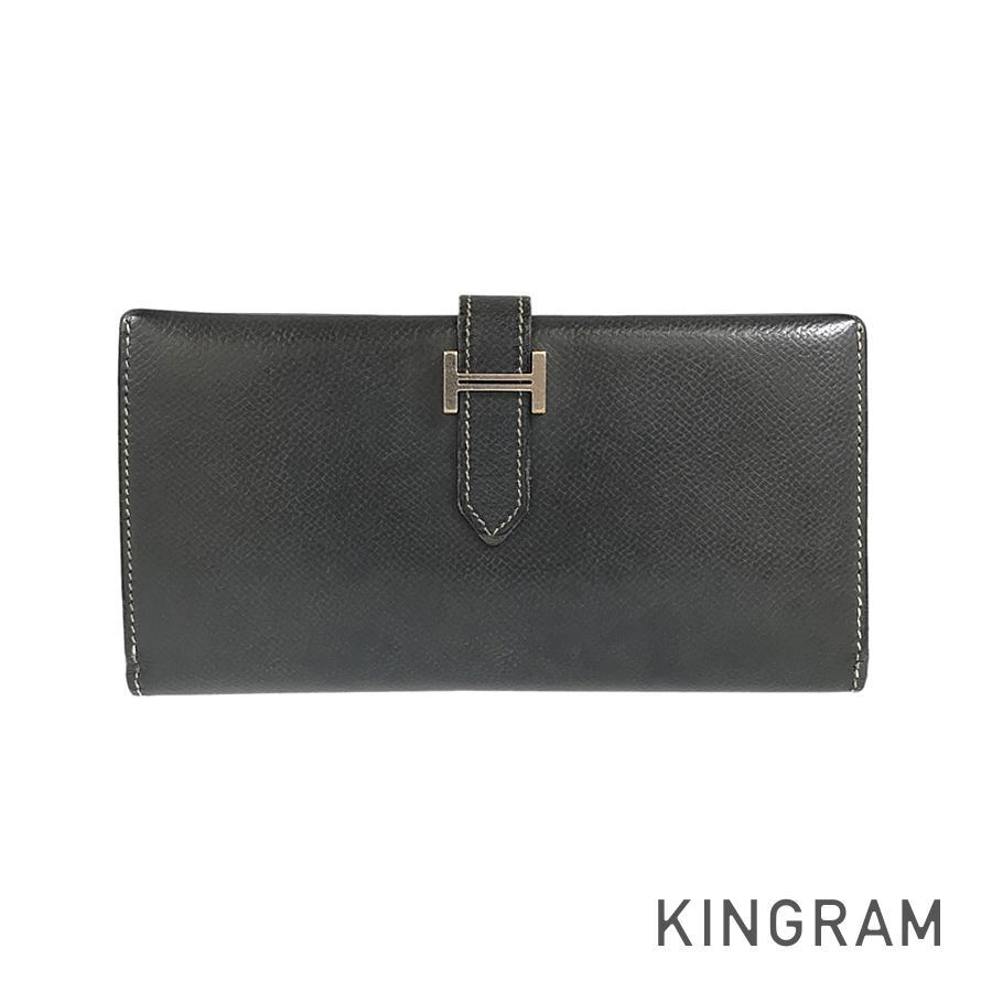 HERMES エルメス ベアン 長財布 二つ折り rib【中古】 : キングラム  