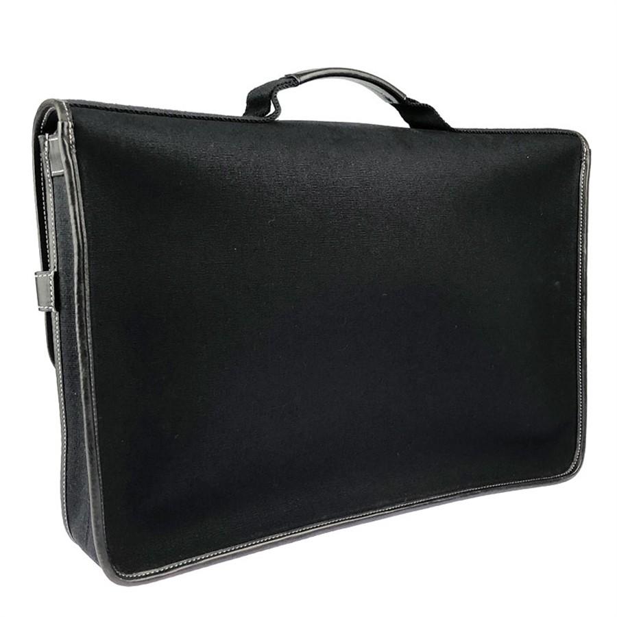 エルメス ブエナベンチュラMM ブラック トワルオフィシエ×レザー ...