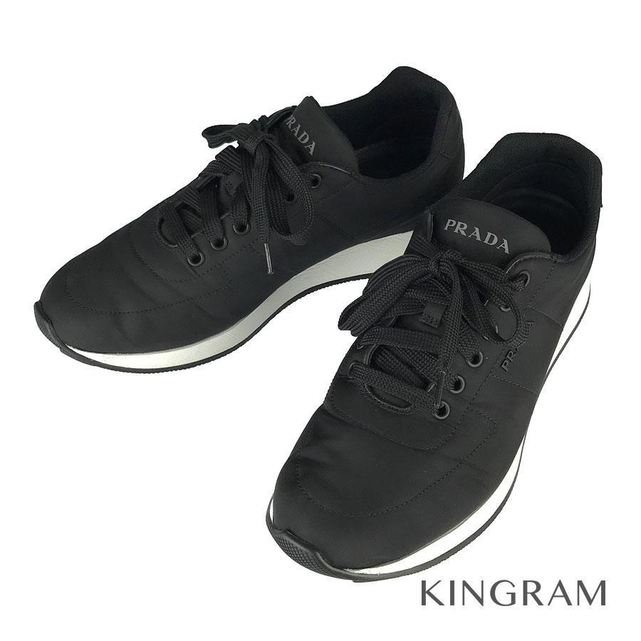 プラダ メンズ スニーカー 6 1 2 4e3355 ブラック ナイロン Rsa 中古 Rsa キングラムモール 通販 Yahoo ショッピング