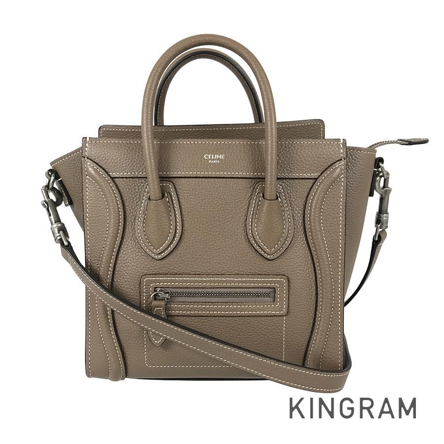 CELINE（セリーヌ） ラゲージ ナノショッパー ハンドバッグ sh【中古
