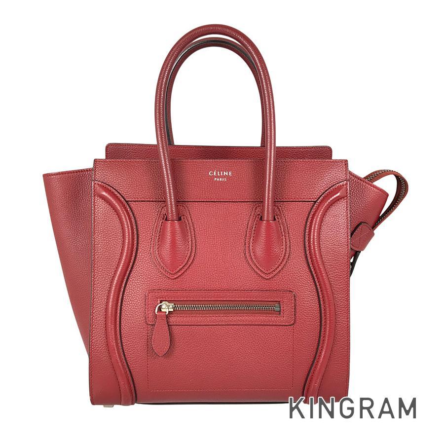 CELINE（セリーヌ） ラゲージ マイクロ トートバッグ sh【中古