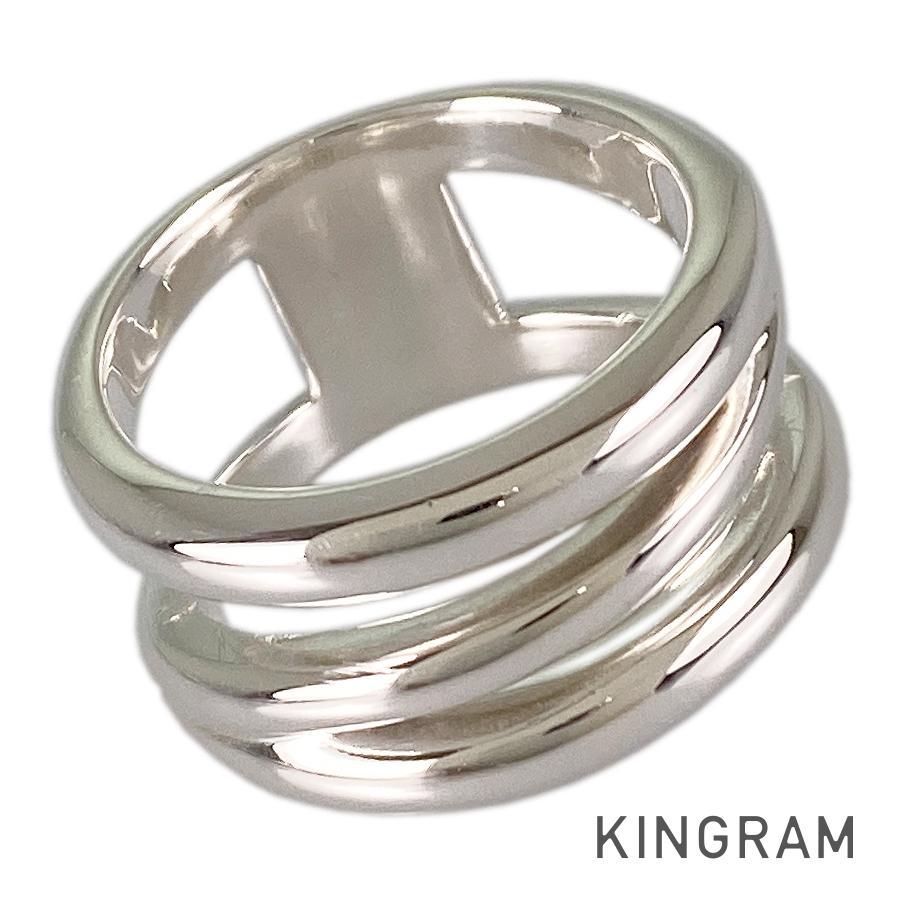 TIFFANY&Co. ティファニー ダイアゴナル 11号(51) リング ss【中古 