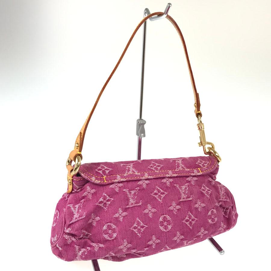 ルイヴィトン ショルダーバッグ ハンドバッグ LOUIS VUITTON（ルイ・ヴィトン） モノグラム デニム ミニ プリーティ
