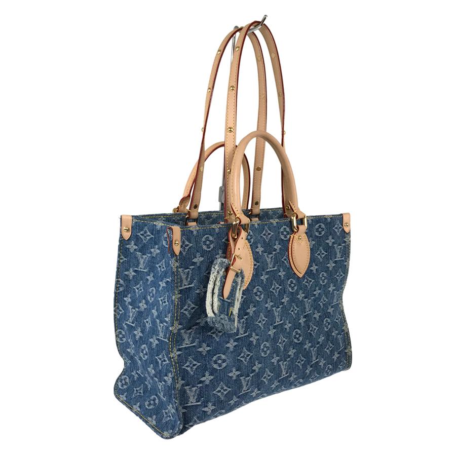 LOUIS VUITTON オンザゴー ルイヴィトン LVリミックス(モノグラム デニム) オンザゴー MM
