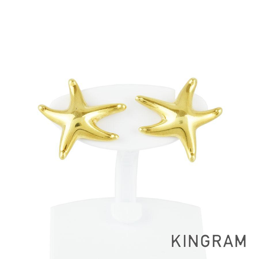 ティファニー ピアス K18yg 750 スターフィッシュ ヒトデモチーフ Sss 中古 Sss キングラムモール 通販 Yahoo ショッピング