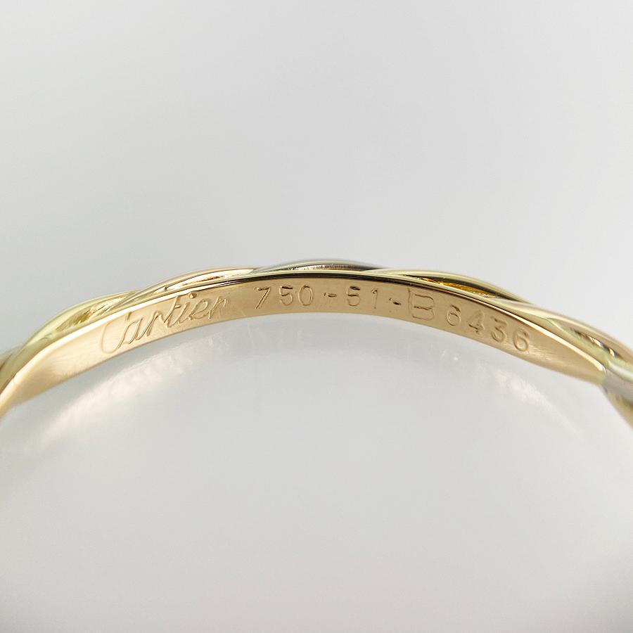 Cartier カルティエ トリニティ ツイスト 11号(51) リング sss Cartier カルティエ トリニティ ツイスト 11号(51) リング sss