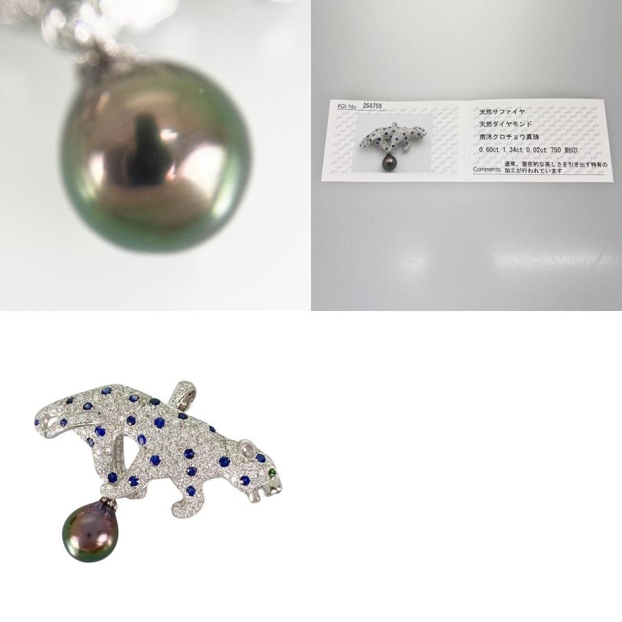 ブローチ K18WG サファイア sss【中古】 : キングラムモール - 通販 