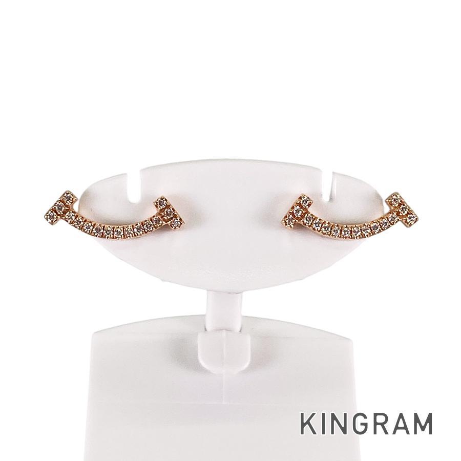 TIFFANY&Co.（ティファニー） Tスマイル ミニ ピアス sss【中古