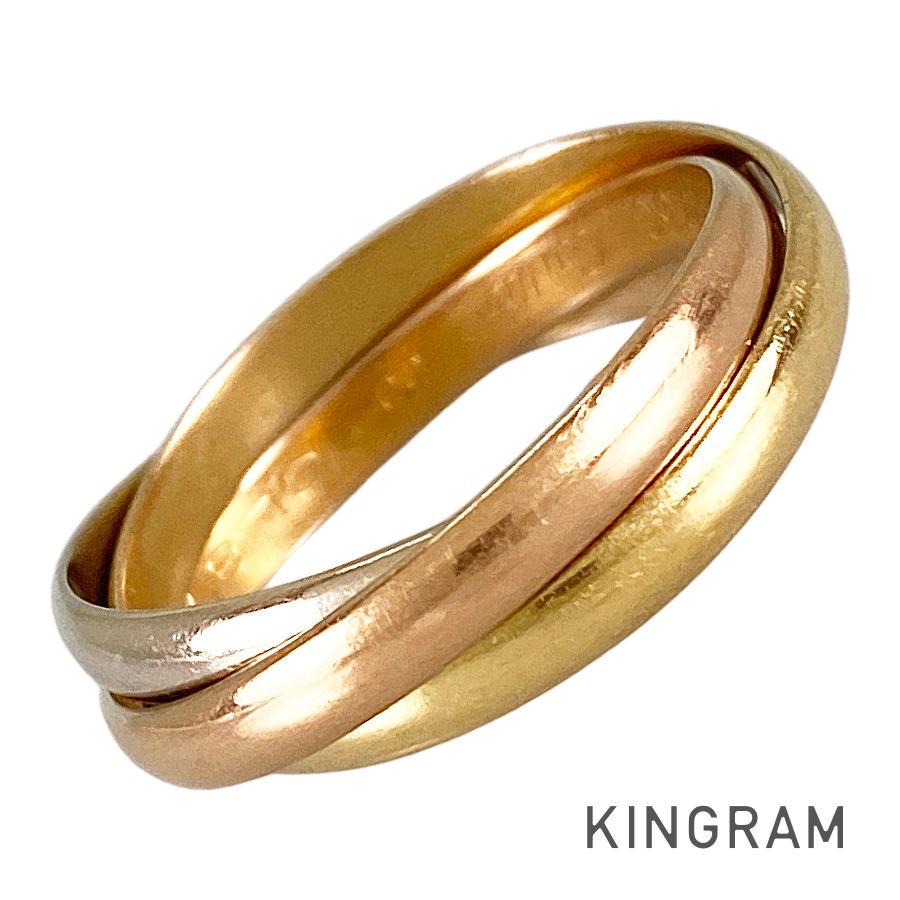 ▲美品 CARTIER/カルティエ トリニティリング55 15号 K18 SM △美品 CARTIER/カルティエ トリニティリング55 15号 K18 SM